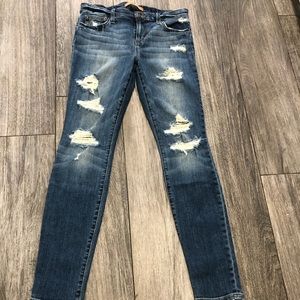 Jose’s Jeans Distressed skinny ankle jeans
